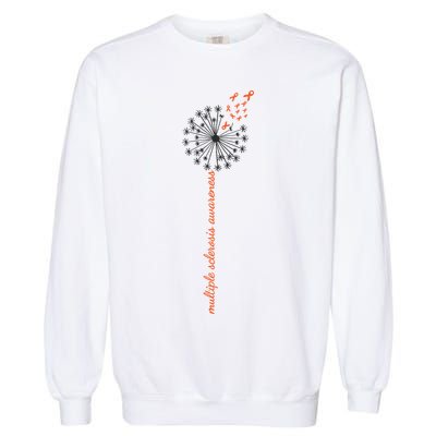 Multiple Sclerosis Dandelion MS Awareness Garment-Dyed Sweatshirt