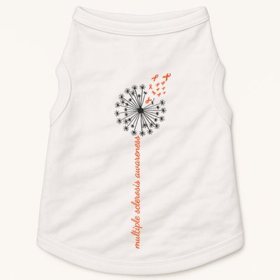 Multiple Sclerosis Dandelion MS Awareness Doggie Tank