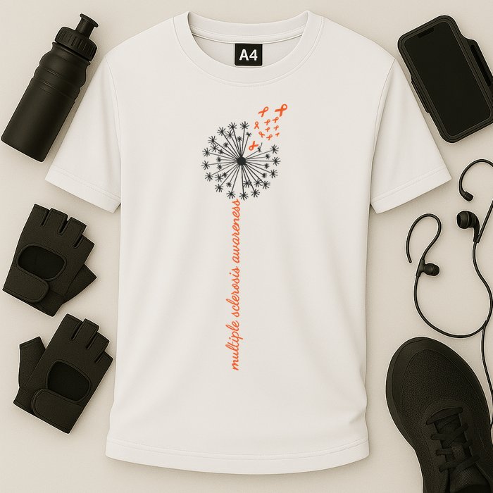 Multiple Sclerosis Dandelion MS Awareness Performance Shirt