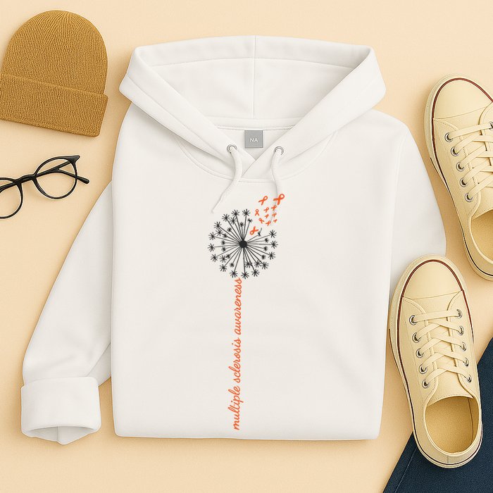 Multiple Sclerosis Dandelion MS Awareness Hoodie
