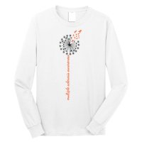 Multiple Sclerosis Dandelion MS Awareness Long Sleeve Shirt