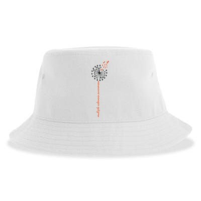 Multiple Sclerosis Dandelion MS Awareness Sustainable Bucket Hat