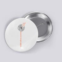 Multiple Sclerosis Dandelion MS Awareness Button