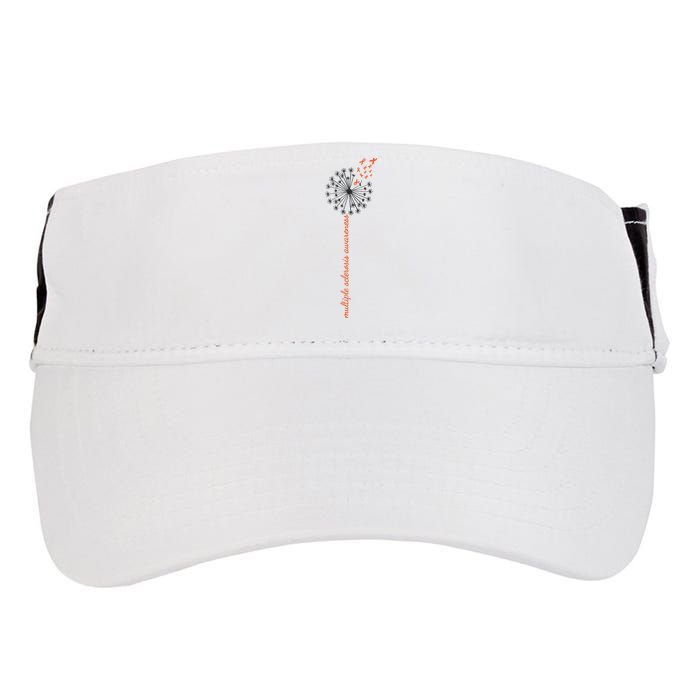 Multiple Sclerosis Dandelion MS Awareness Adult Drive Performance Visor