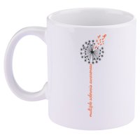 Multiple Sclerosis Dandelion MS Awareness 11oz C Handle Ceramic Mug