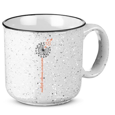 Multiple Sclerosis Dandelion MS Awareness 15oz Campfire Ceramic Mug