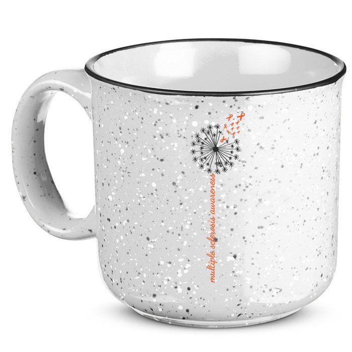 Multiple Sclerosis Dandelion MS Awareness 15oz Campfire Ceramic Mug