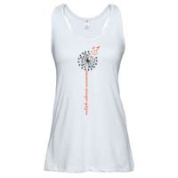 Multiple Sclerosis Dandelion MS Awareness Ladies Essential Flowy Tank