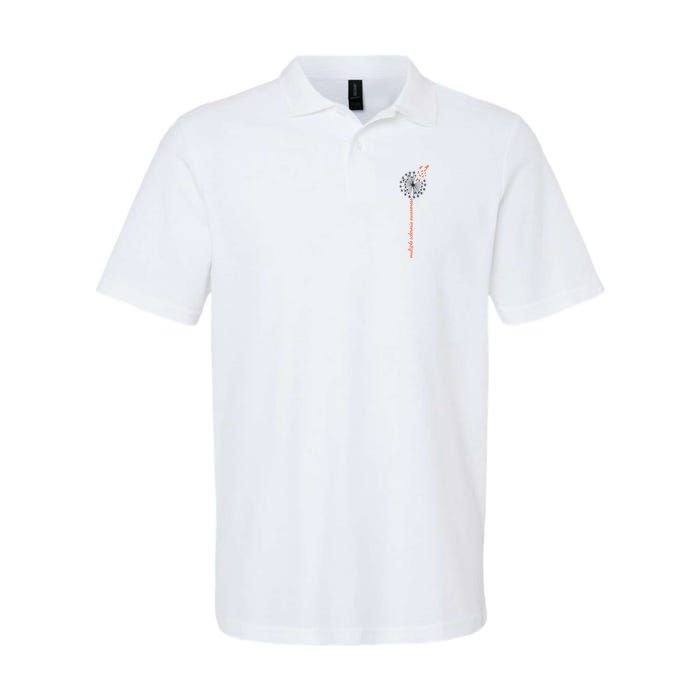 Multiple Sclerosis Dandelion MS Awareness Polo