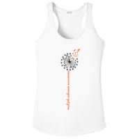 Multiple Sclerosis Dandelion MS Awareness Ladies PosiCharge Competitor Racerback Tank