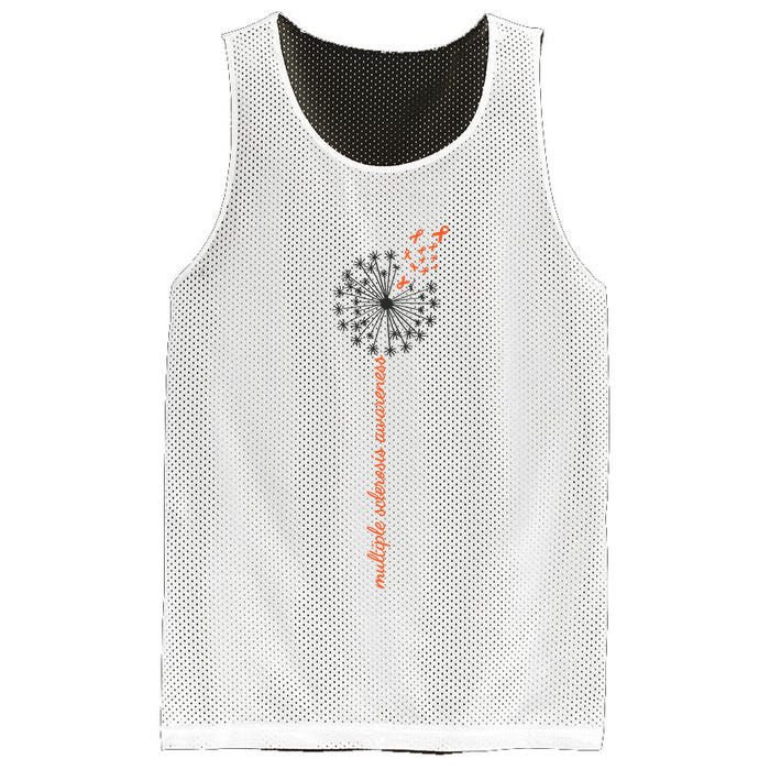 Multiple Sclerosis Dandelion MS Awareness Mesh Reversible Basketball Jersey Tank