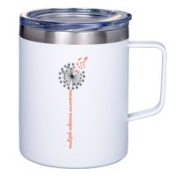 Multiple Sclerosis Dandelion MS Awareness 12oz Stainless Steel Coffee Mug
