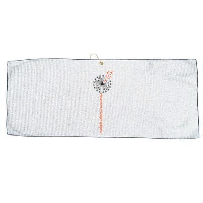 Multiple Sclerosis Dandelion MS Awareness Large Microfiber Waffle Golf Towel