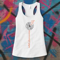 Multiple Sclerosis Dandelion MS Awareness Womens Tank Top