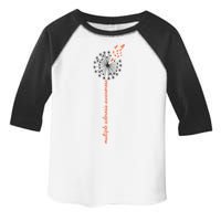 Multiple Sclerosis Dandelion MS Awareness Toddler Fine Jersey T-Shirt