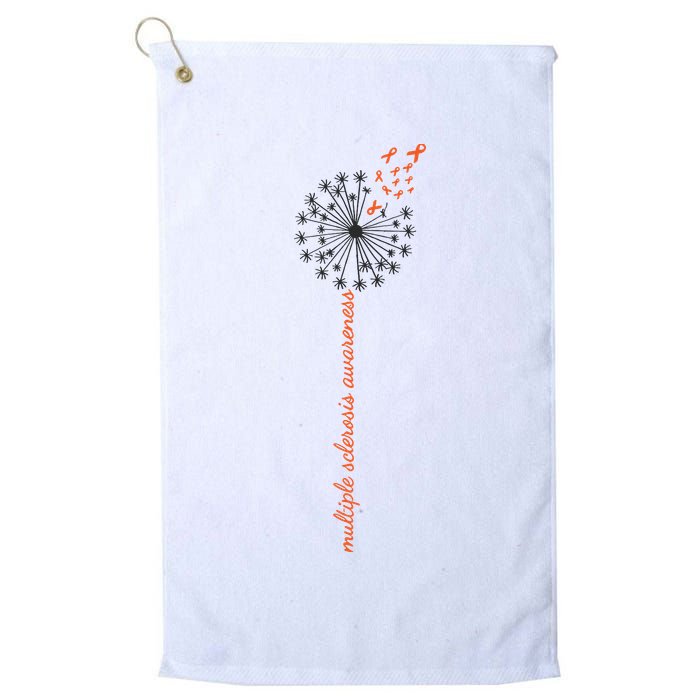 Multiple Sclerosis Dandelion MS Awareness Golf Towel