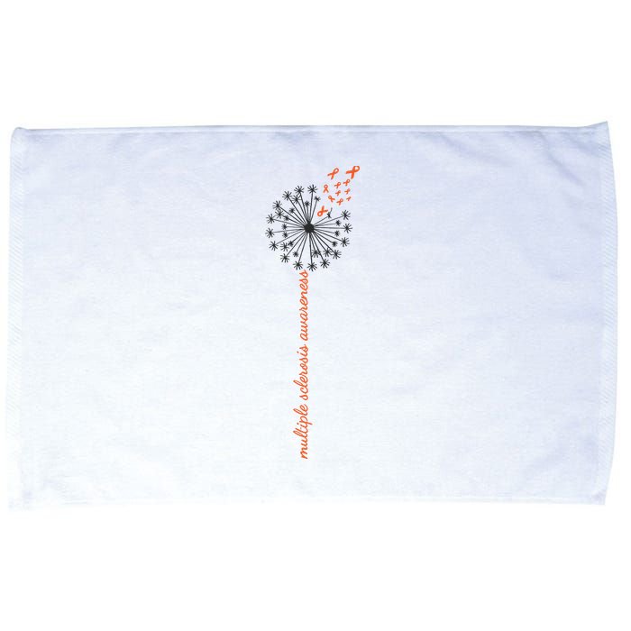 Multiple Sclerosis Dandelion MS Awareness Microfiber Hand Towel