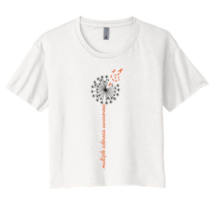 Multiple Sclerosis Dandelion MS Awareness Crop Top