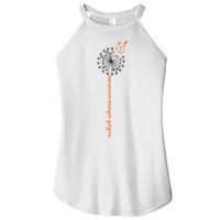 Multiple Sclerosis Dandelion MS Awareness Women's Perfect Tri Rocker Tank