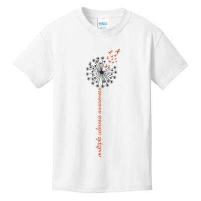 Multiple Sclerosis Dandelion MS Awareness Kids T-Shirt