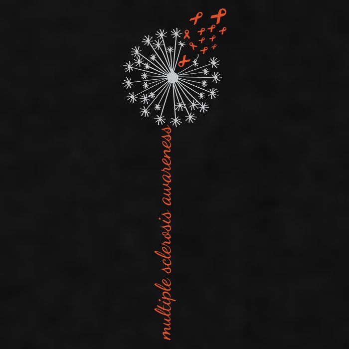 Multiple Sclerosis Dandelion MS Awareness Ladies PosiCharge Tri-Blend Wicking Tank