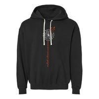 Multiple Sclerosis Dandelion MS Awareness Garment-Dyed Fleece Hoodie