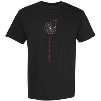 Multiple Sclerosis Dandelion MS Awareness Garment-Dyed Heavyweight T-Shirt