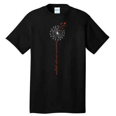 Multiple Sclerosis Dandelion MS Awareness Tall T-Shirt