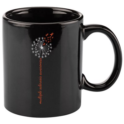 Multiple Sclerosis Dandelion MS Awareness 11oz C Handle Ceramic Mug