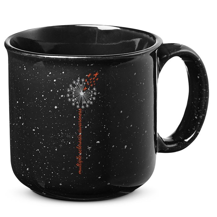 Multiple Sclerosis Dandelion MS Awareness 15oz Campfire Ceramic Mug