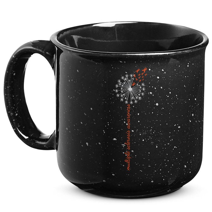 Multiple Sclerosis Dandelion MS Awareness 15oz Campfire Ceramic Mug