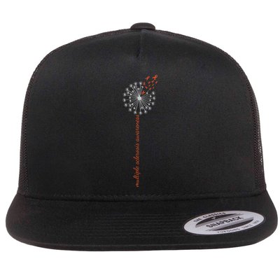 Multiple Sclerosis Dandelion MS Awareness Flatbill Hat