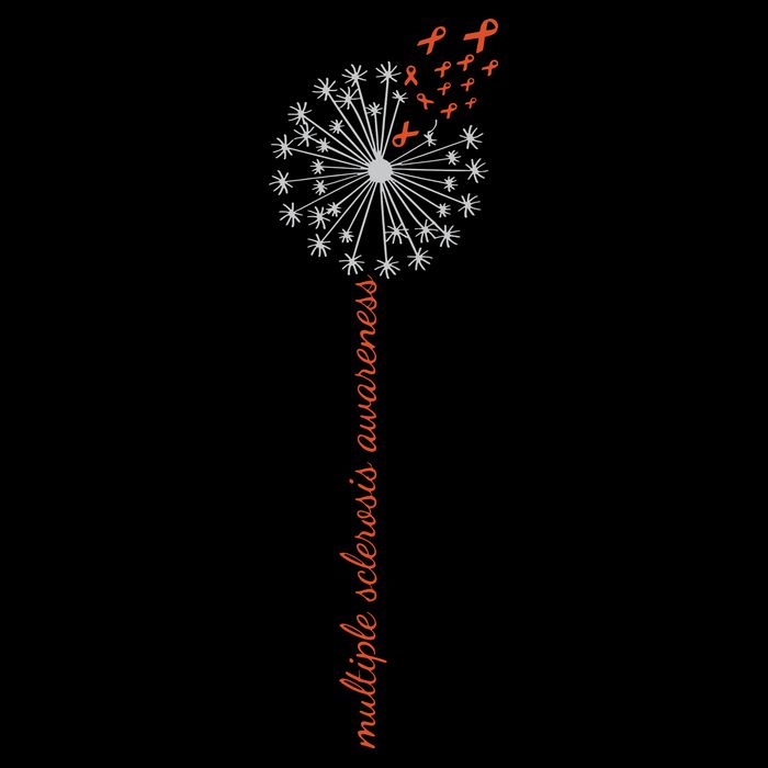Multiple Sclerosis Dandelion MS Awareness Flatbill Hat