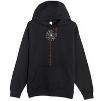 Multiple Sclerosis Dandelion MS Awareness Premium Pullover Hoodie