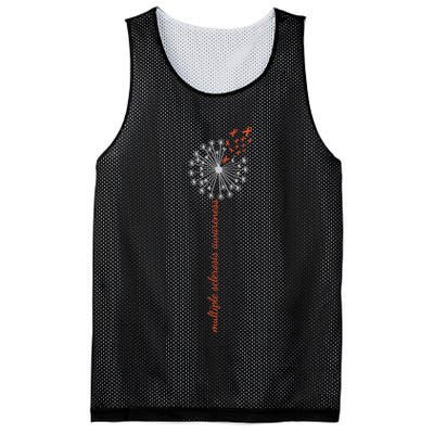 Multiple Sclerosis Dandelion MS Awareness Mesh Reversible Basketball Jersey Tank