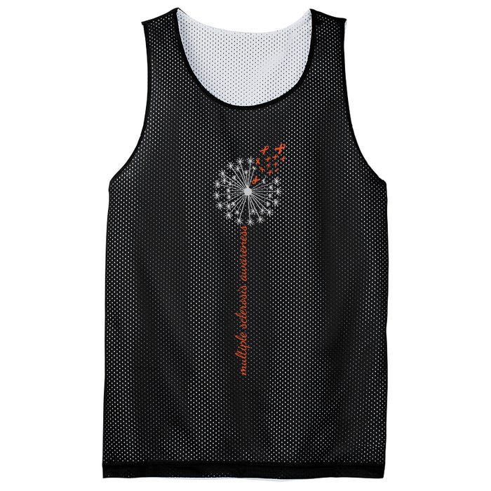 Multiple Sclerosis Dandelion MS Awareness Mesh Reversible Basketball Jersey Tank