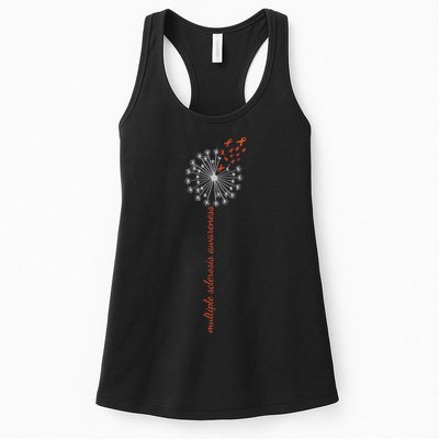 Multiple Sclerosis Dandelion MS Awareness Womens Tank Top
