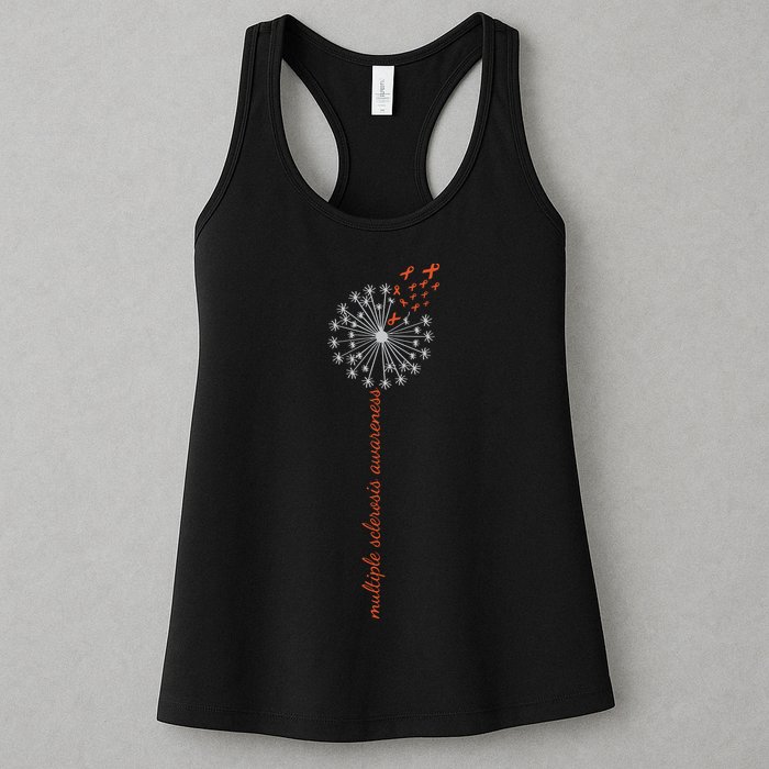Multiple Sclerosis Dandelion MS Awareness Womens Tank Top