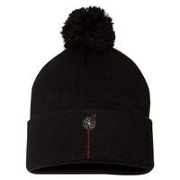 Multiple Sclerosis Dandelion MS Awareness Pom Pom 12in Knit Beanie