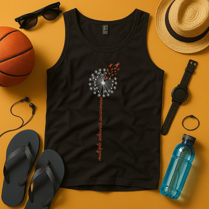 Multiple Sclerosis Dandelion MS Awareness Tank Top