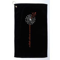 Multiple Sclerosis Dandelion MS Awareness Golf Towel