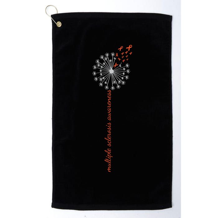 Multiple Sclerosis Dandelion MS Awareness Golf Towel