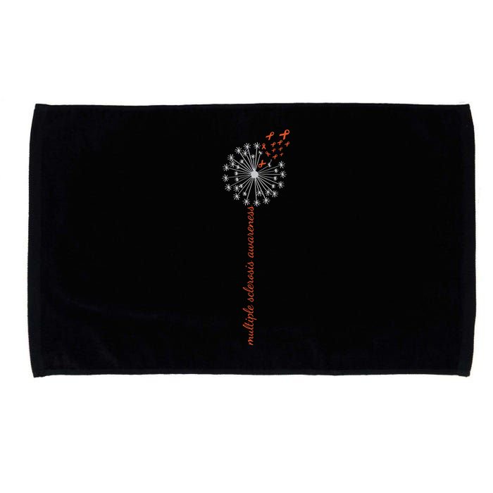 Multiple Sclerosis Dandelion MS Awareness Microfiber Hand Towel