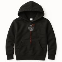 Multiple Sclerosis Dandelion MS Awareness Kids Hoodie