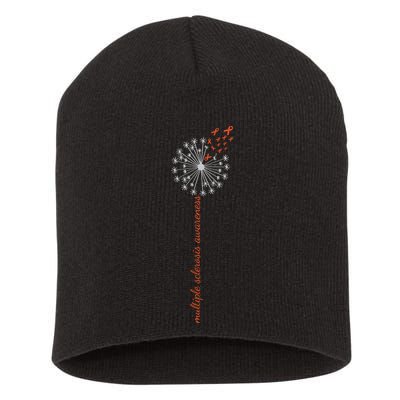 Multiple Sclerosis Dandelion MS Awareness Short Acrylic Beanie