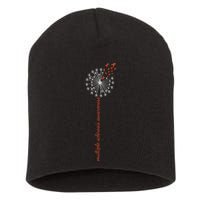 Multiple Sclerosis Dandelion MS Awareness Short Acrylic Beanie