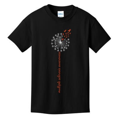 Multiple Sclerosis Dandelion MS Awareness Kids T-Shirt