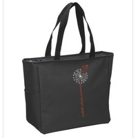 Multiple Sclerosis Dandelion MS Awareness Zip Tote Bag