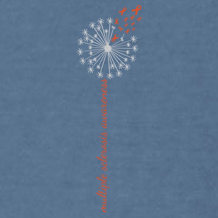 Multiple Sclerosis Dandelion MS Awareness Garment-Dyed Sweatshirt
