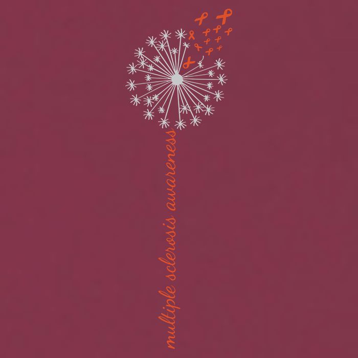 Multiple Sclerosis Dandelion MS Awareness 16oz Travel Tumbler